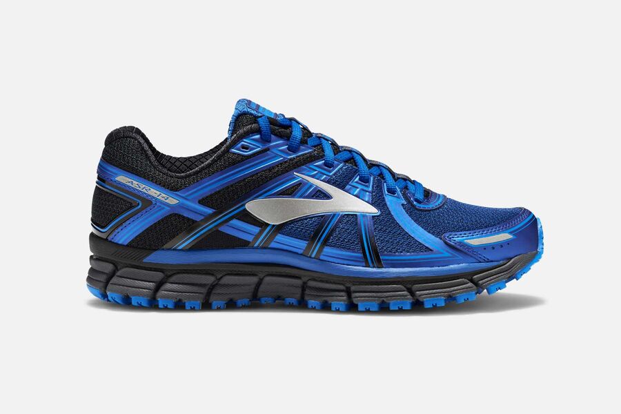 Brooks Adrenaline ASR 14 Mens UK - Trail Running Shoes - Blue/Black 360-PEWDYT